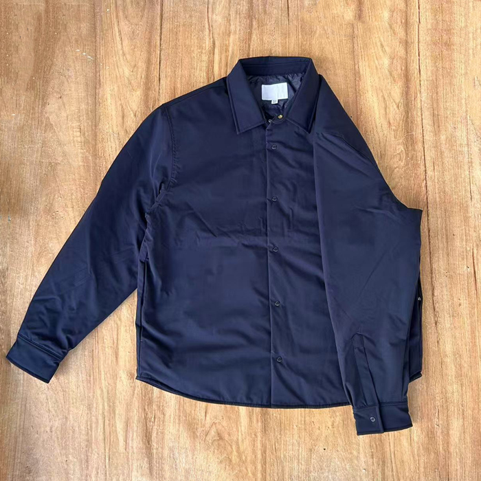 700-25新款秋冬季翻领棉服外套，中厚轻量棉服，徽标锦纶面料