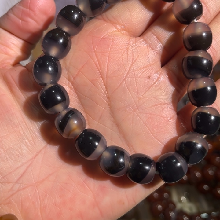 玛瑙/玉髓未镶嵌手链