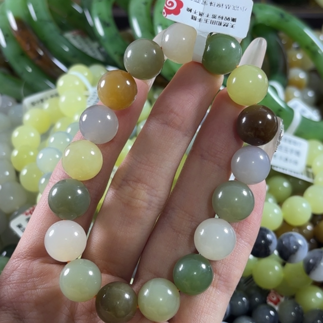 和田玉未镶嵌手链168