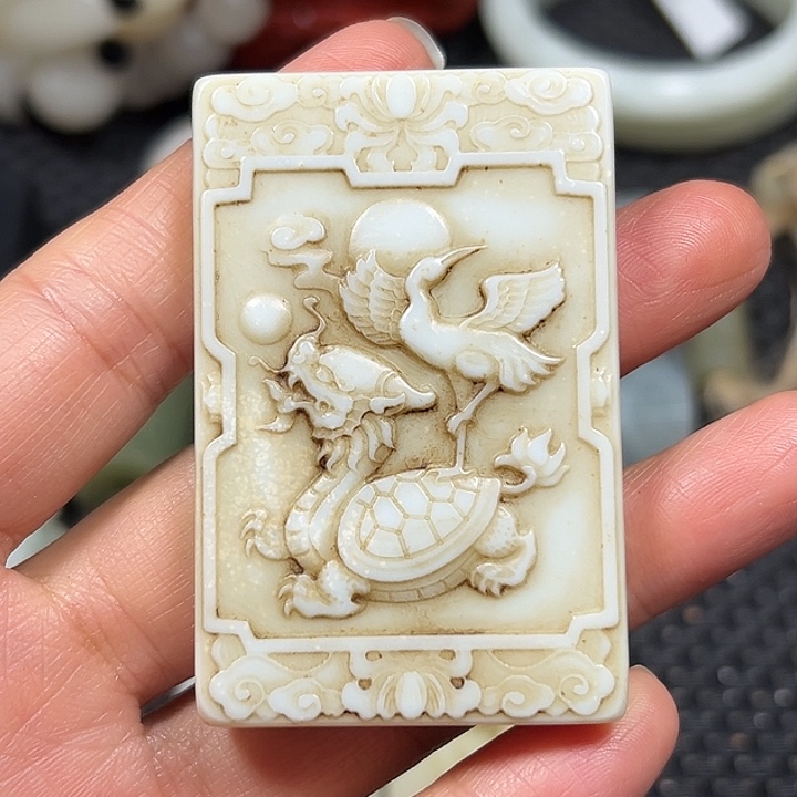 吊坠白玉菩提精选商品一物一图