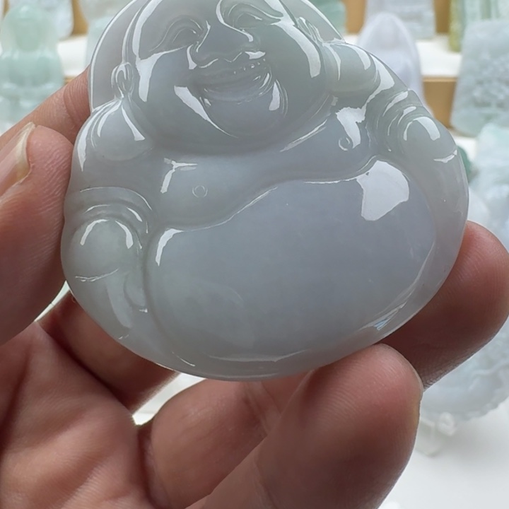 翡翠未镶嵌颈饰天然缅甸A货翡翠