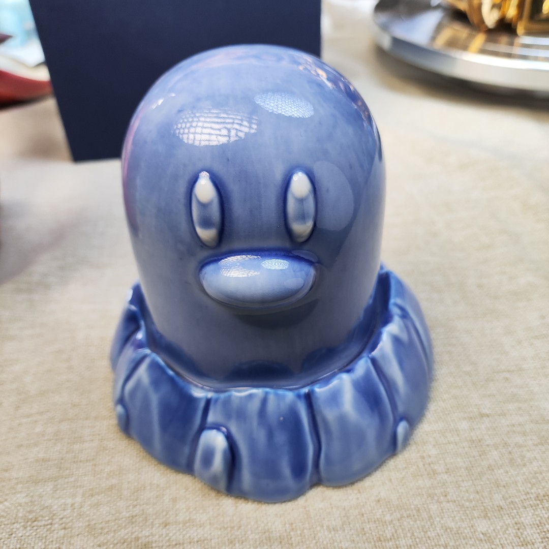 【青花色】陶瓷潮玩摆件创意装饰家居饰品工艺品C09