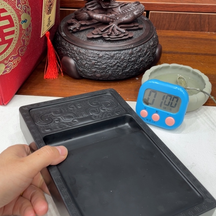 f***a易砚老坑黑玉岩砚台砚台砚台砚台