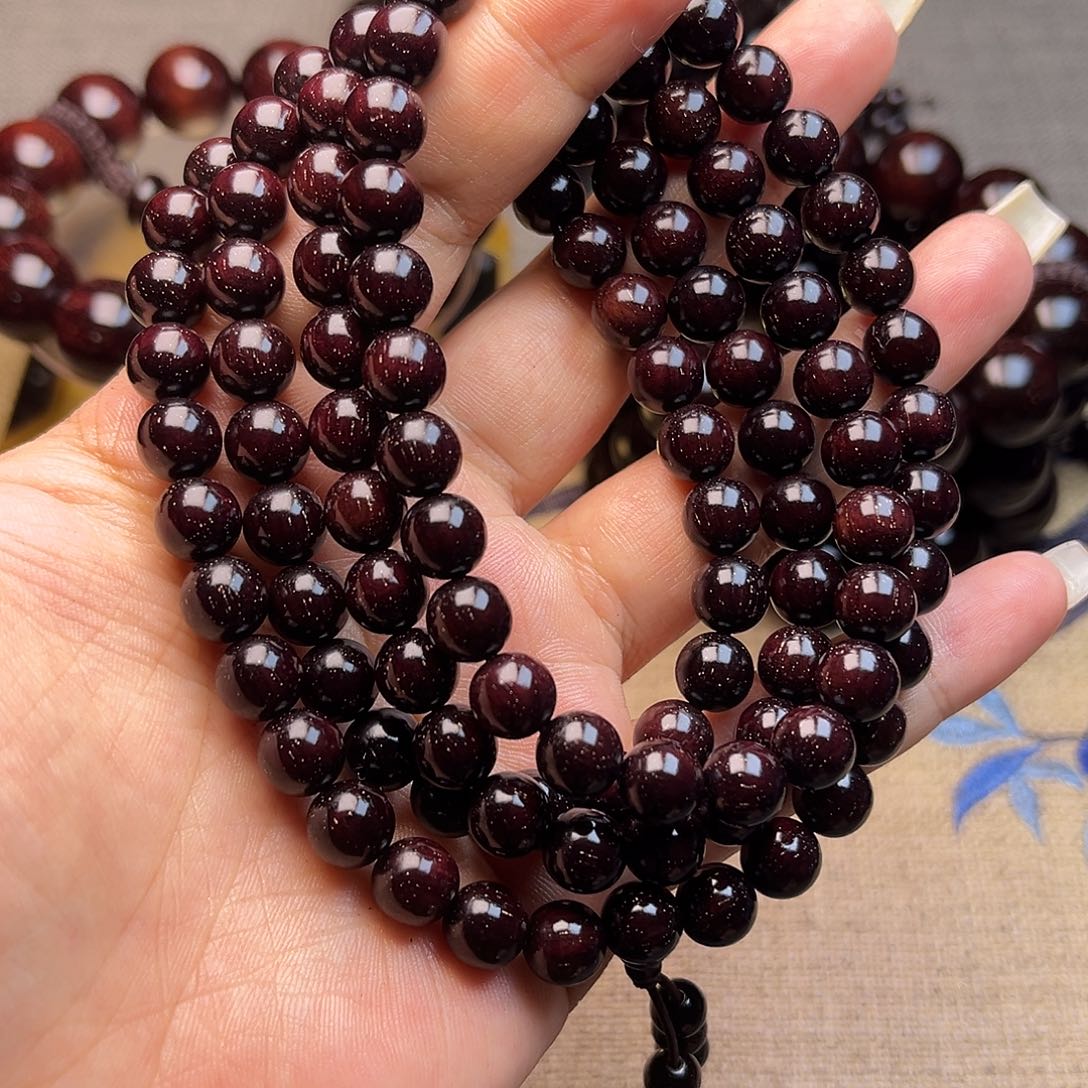 檀香紫檀（小叶紫檀）0.8 108颗多星