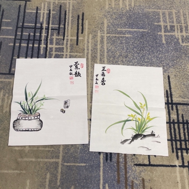 国画1.5平尺作品花鸟11111