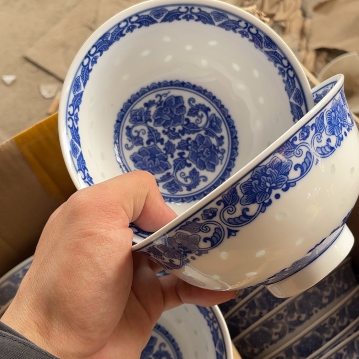 瓷碗景德镇高温细白瓷餐具