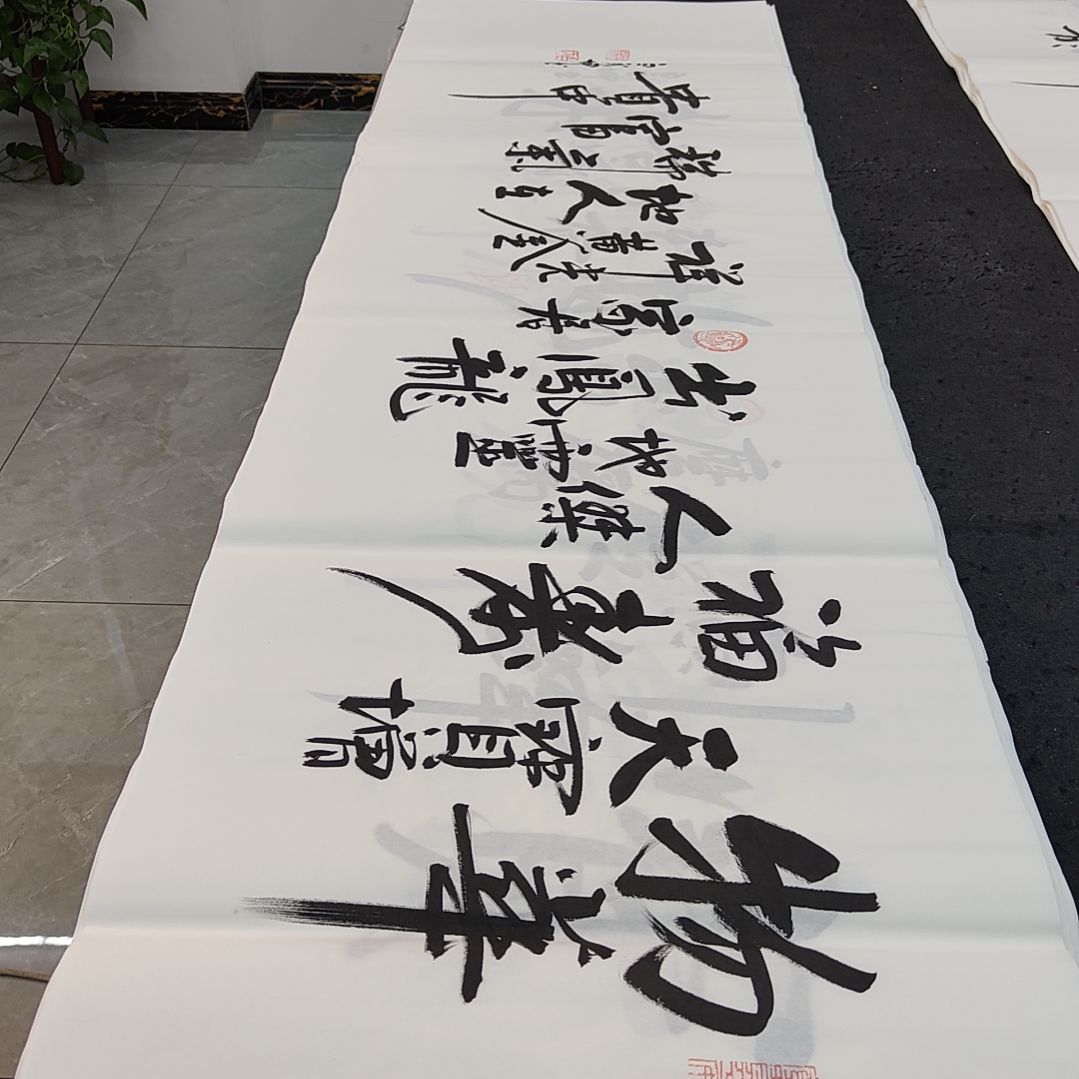 白武坤白老师作品一副