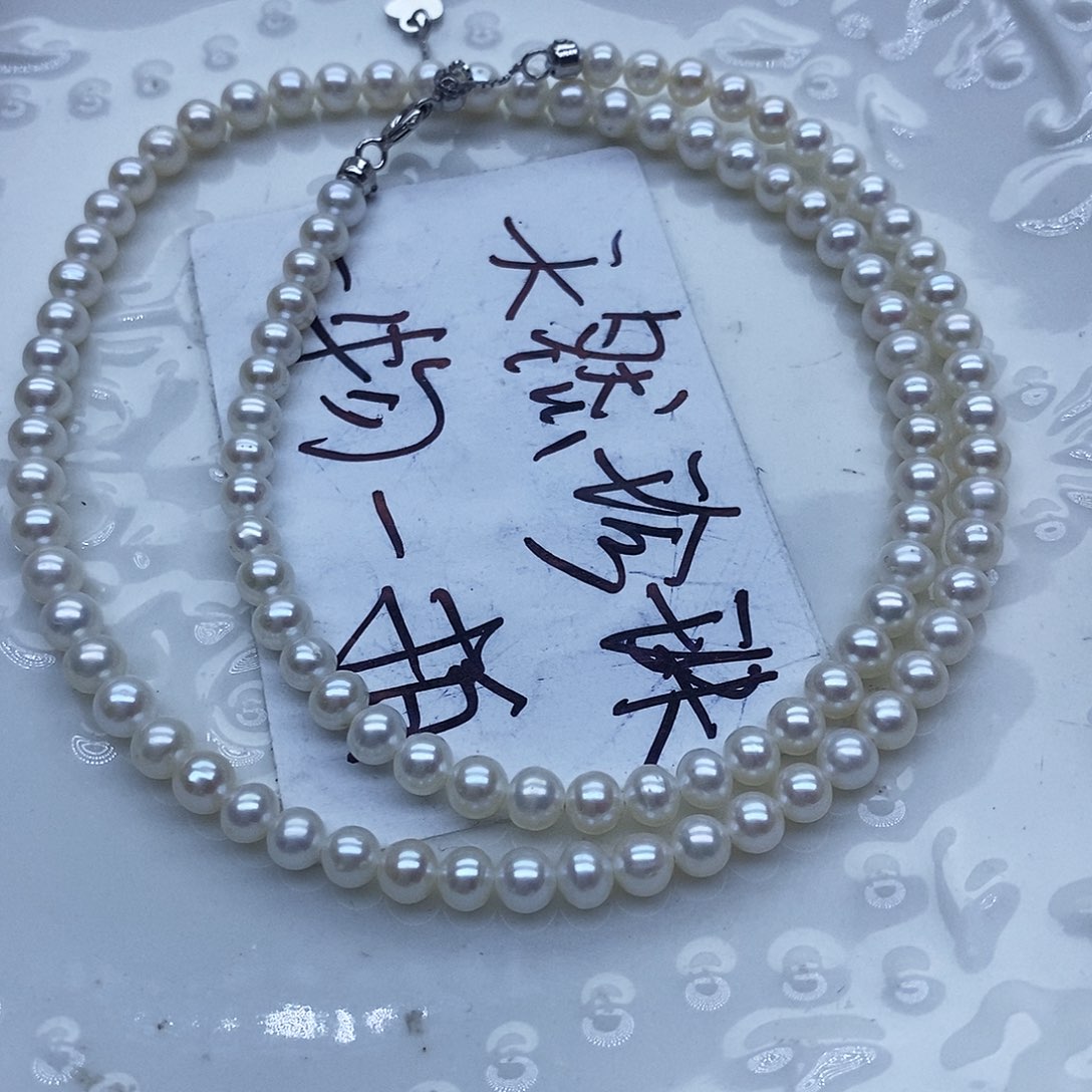 银S925镶嵌淡水珍珠项链