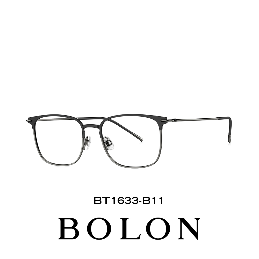 BOLON暴龙眼镜近视光学镜25新品轻质钛架商务眉框型男女BT1633