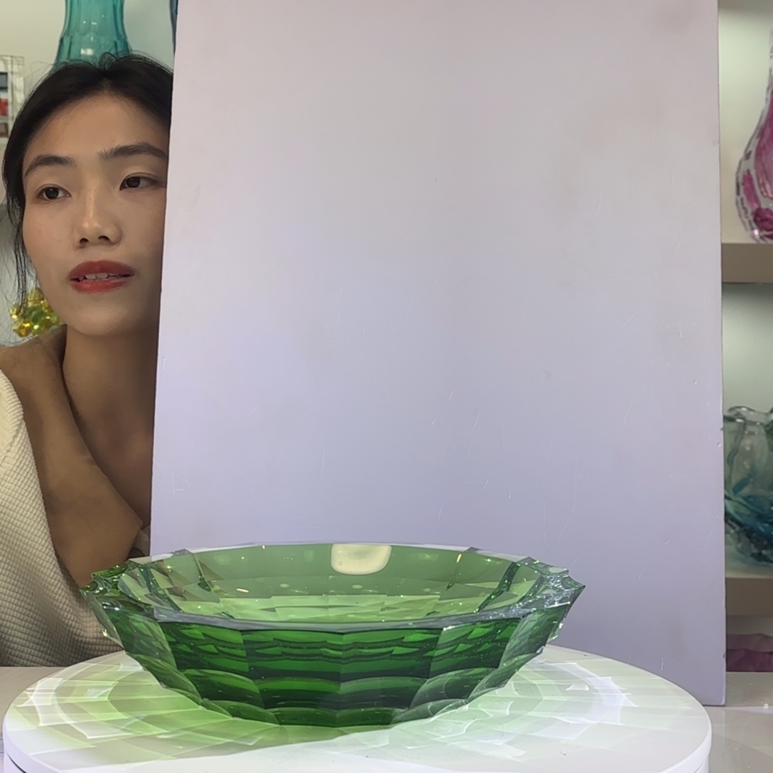 祖母绿四切面果盘