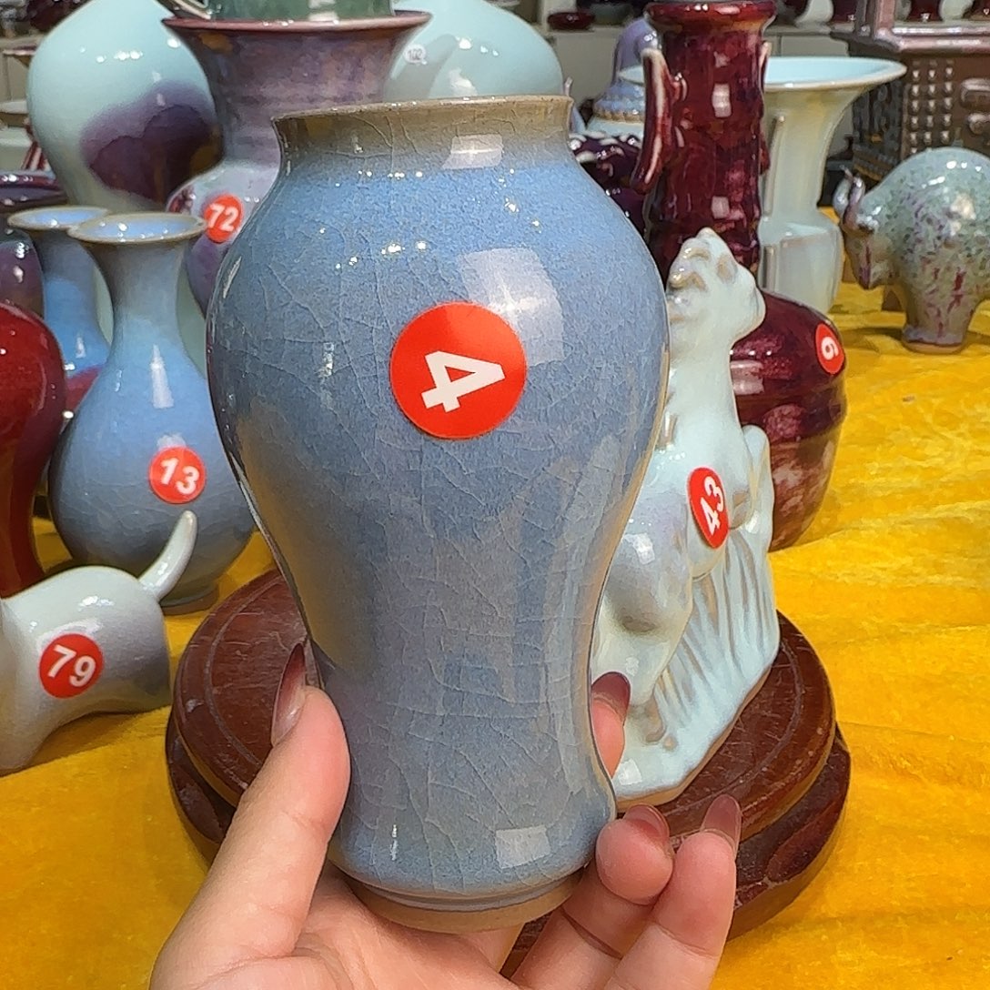 瓷摆件郑家钧窑摆件
