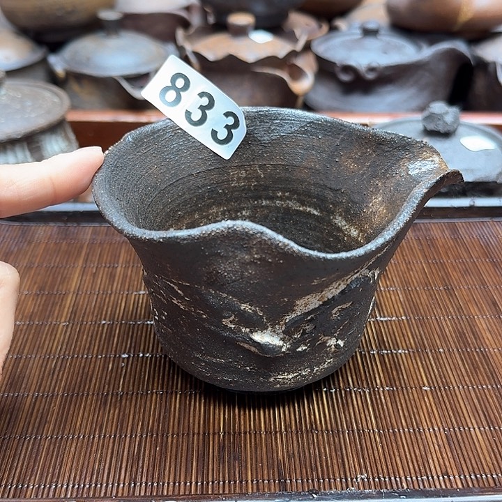纯手工制作粗陶茶具