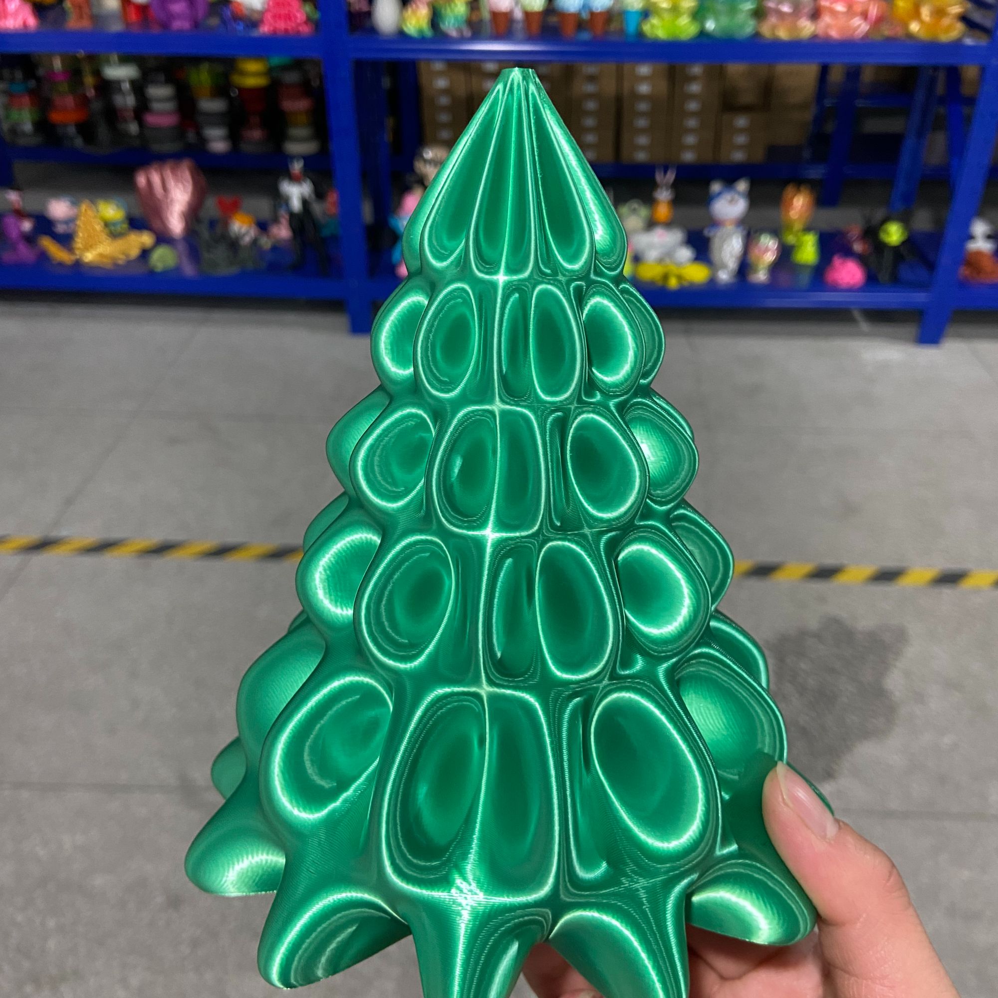 【C3D】PLA丝绸 圣诞绿色 仿金属色1kg 美学丝绸高亮光适用拓竹创想