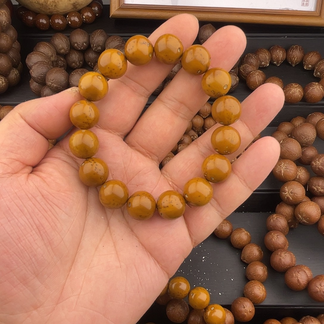 厚***张紫金鼠手串紫金鼠光珠