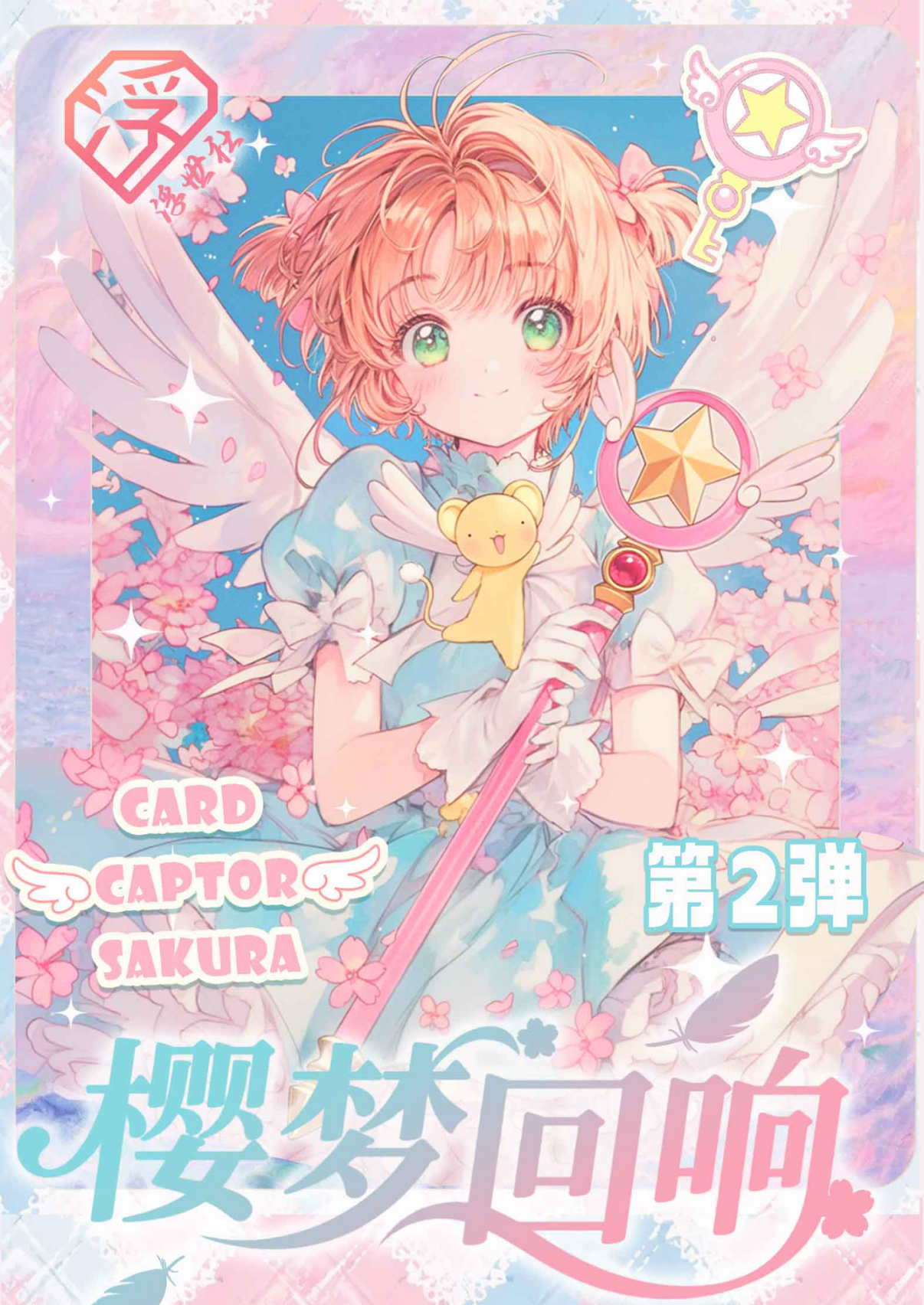 【婵3复4】浮世社2弹【魔卡少女樱】撕撕乐动漫二创卡牌盲盒代拆