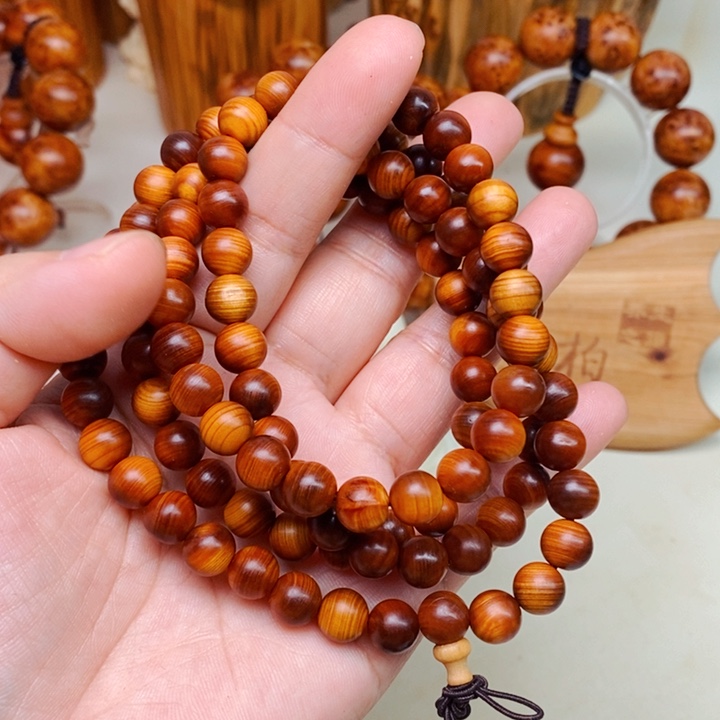 柏木（崖柏）手串0.8。5