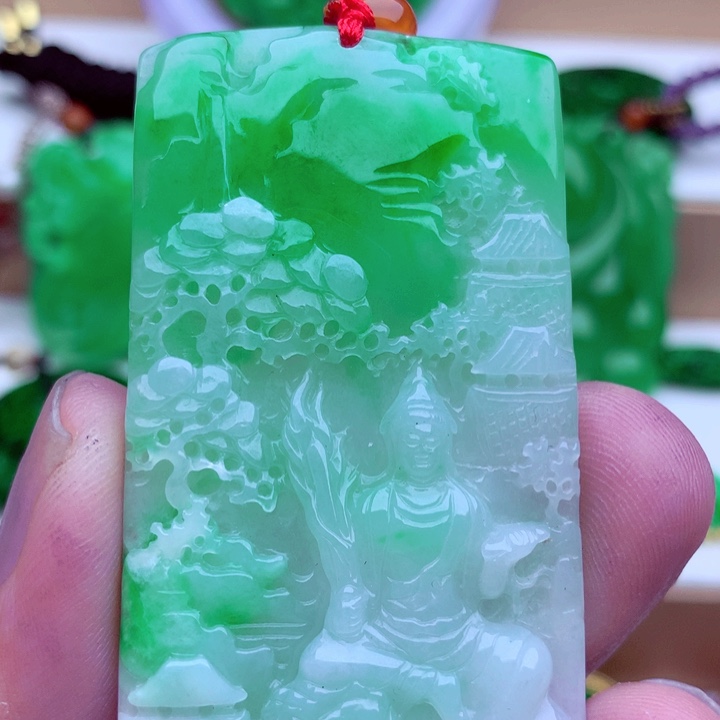 吊坠(不含链)未镶嵌翡翠