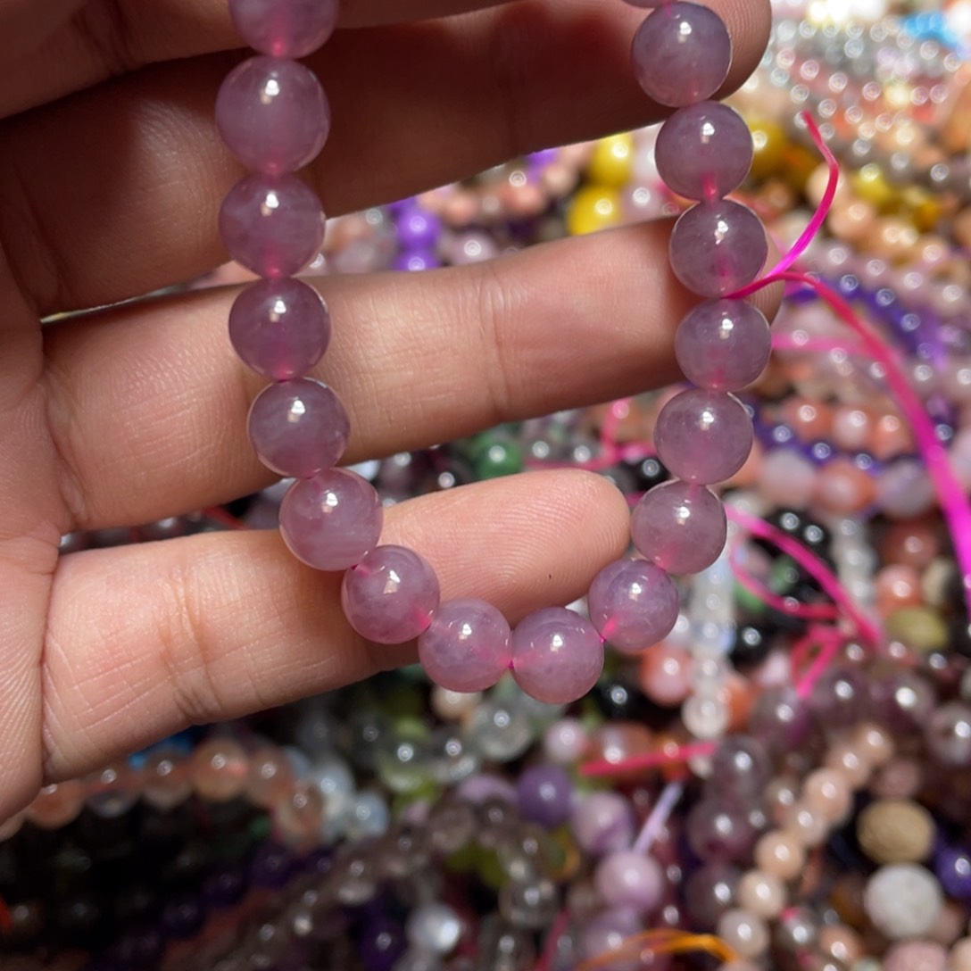 紫晶颈饰银S800镀金镶嵌