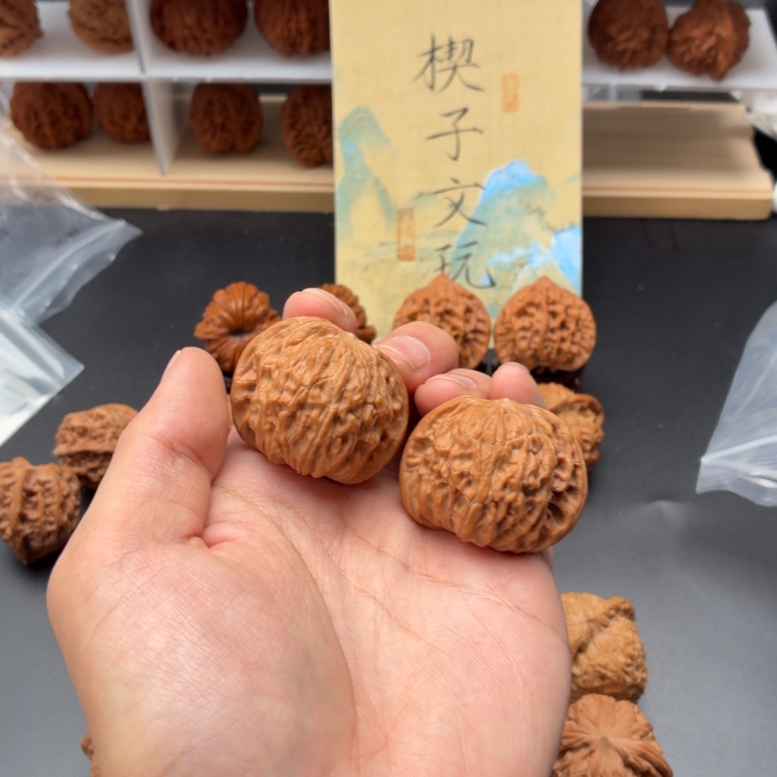把件文玩核桃磨盘40全品无修