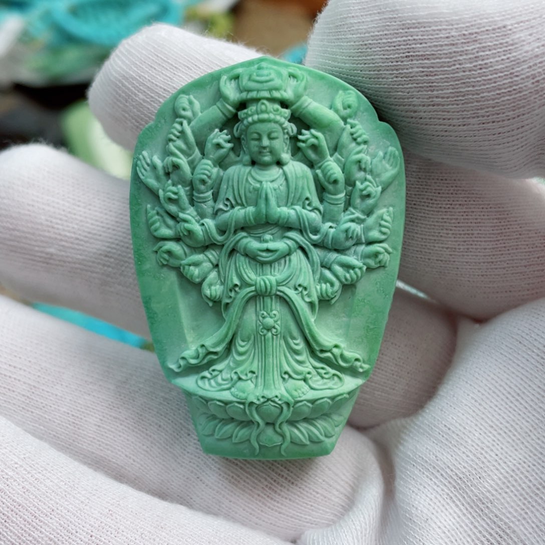 绿松石珠宝奇石未镶嵌