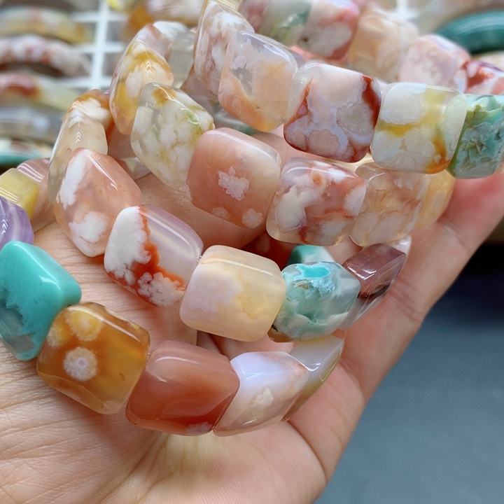 玛瑙/玉髓手串未镶嵌手牌多样性发货