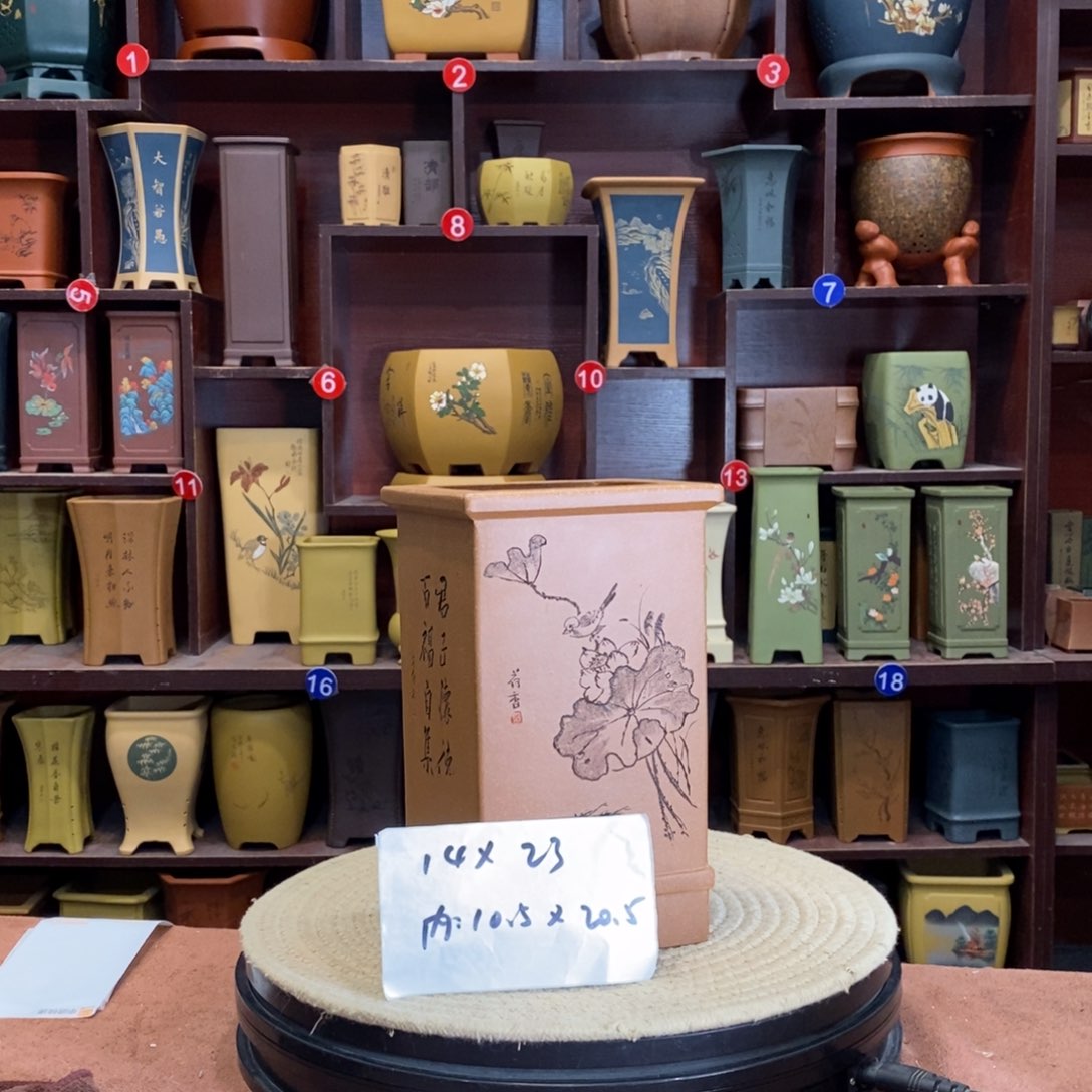 紫砂花盆紫砂艺术