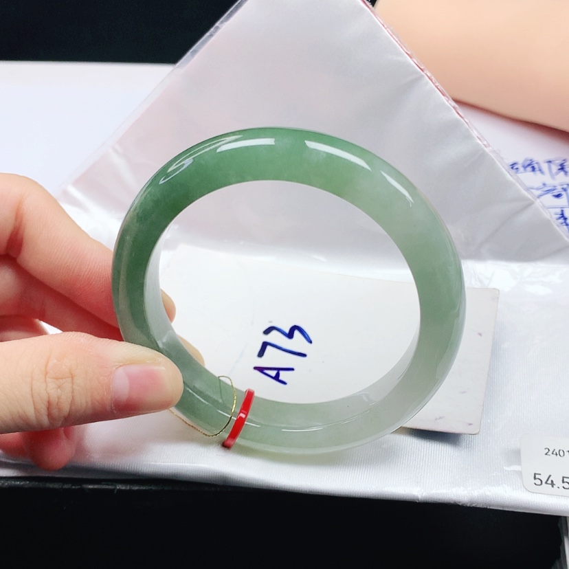 【闪购商品】翡翠手镯未镶嵌天然缅甸a货手镯54+