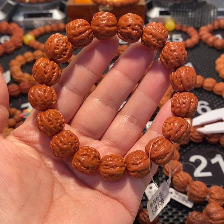 文玩核桃手串超**想核桃手串1.5尺寸全品