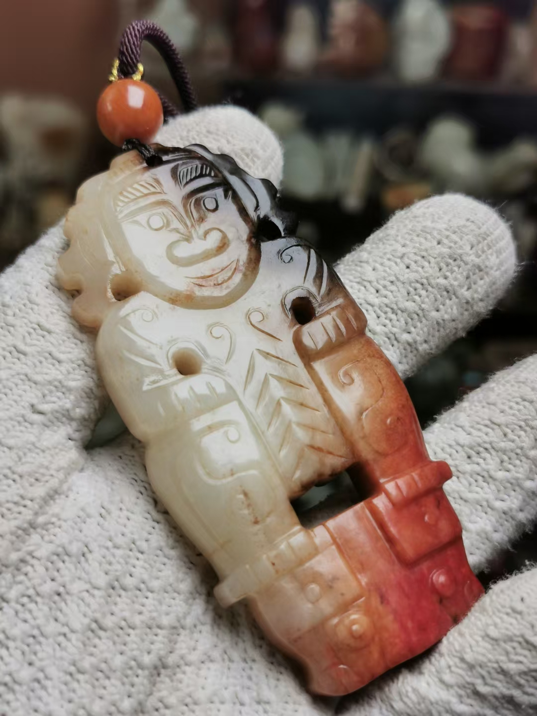 新疆和田白玉挂件