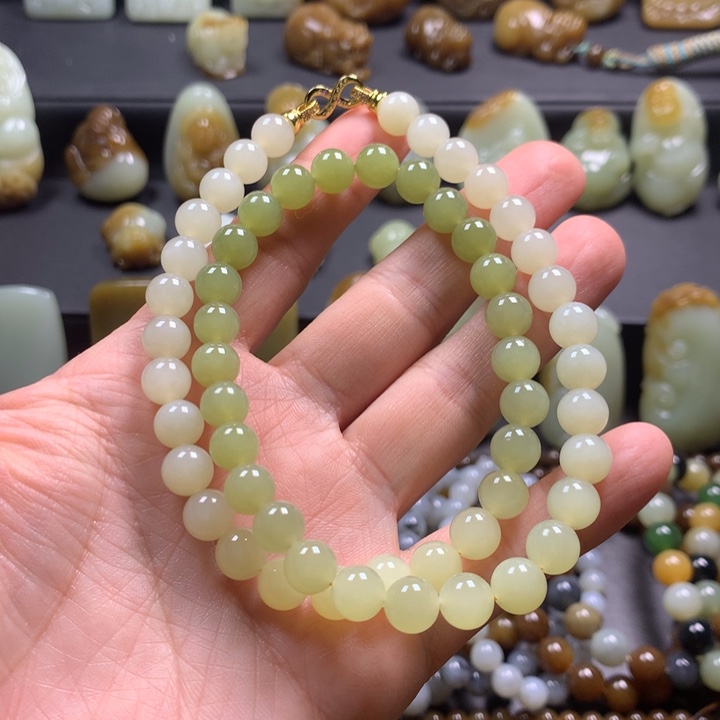 和田玉未镶嵌项链