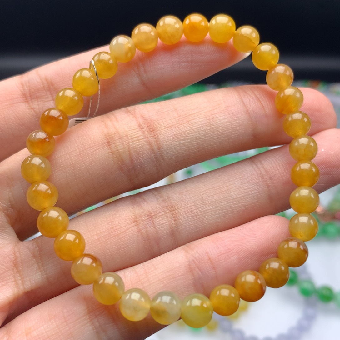 翡翠手链未镶嵌卡