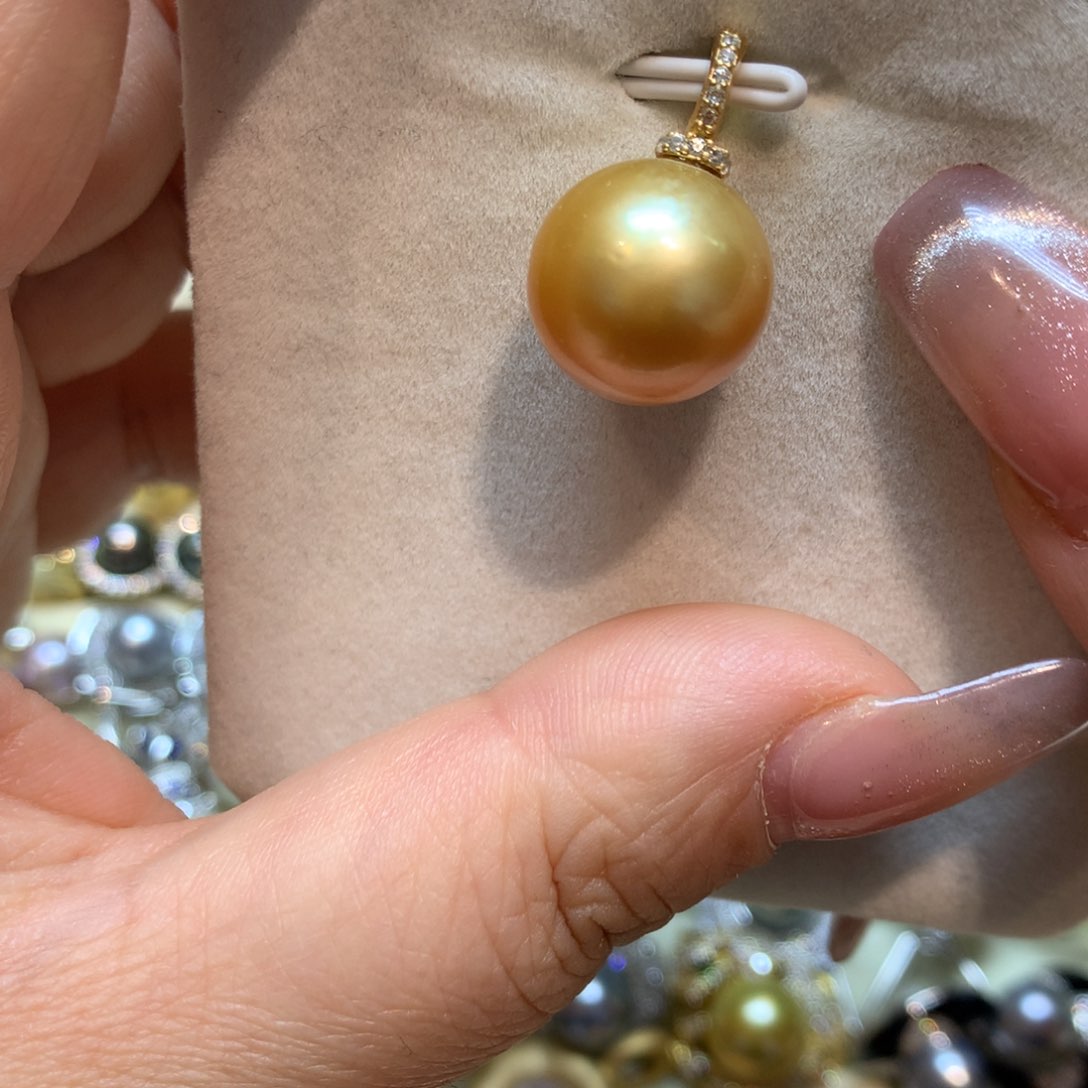 海水珍珠颈饰银S925镶嵌