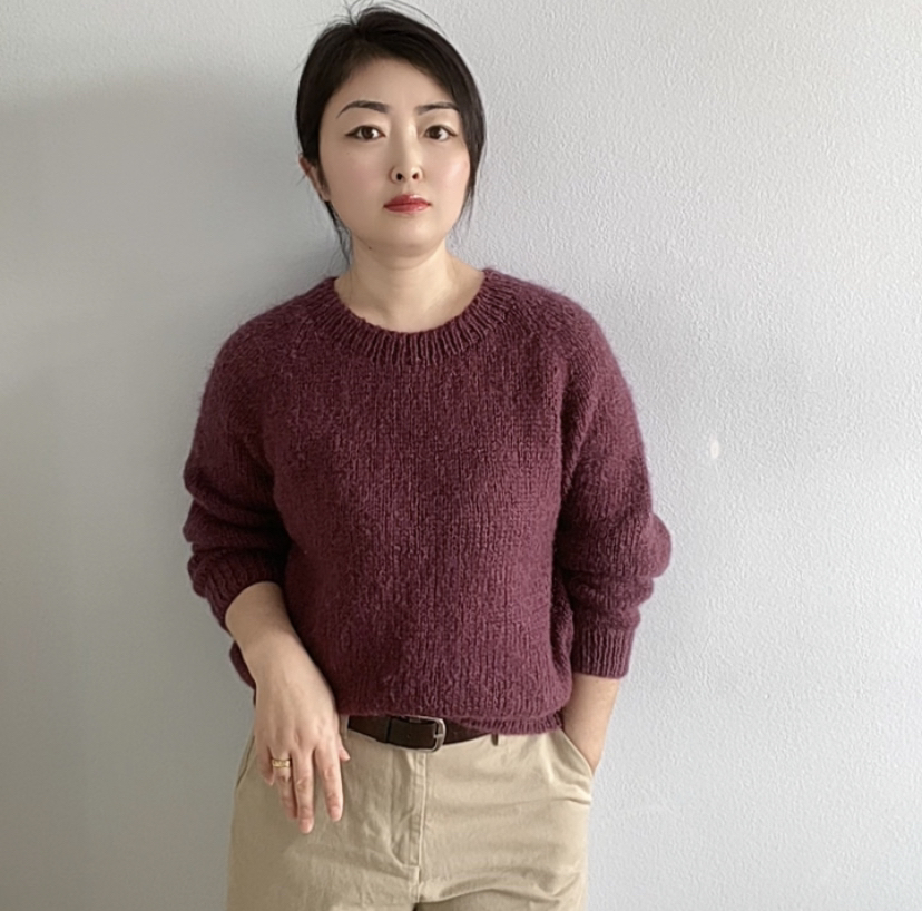 真丝马海毛插肩袖同款手工编织毛线一团（25克）手编毛线的DIY