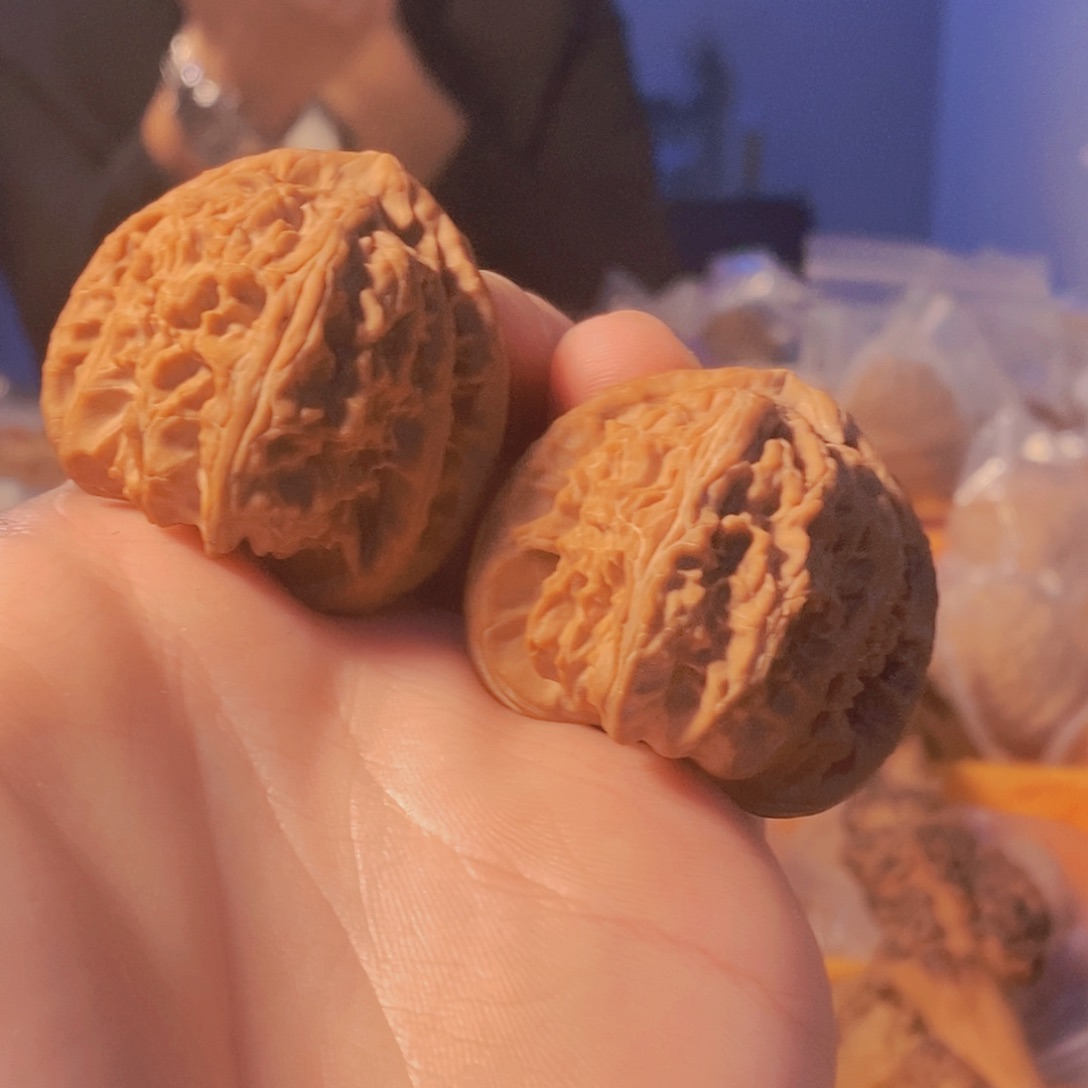 命***码吊坠文玩核桃白狮子