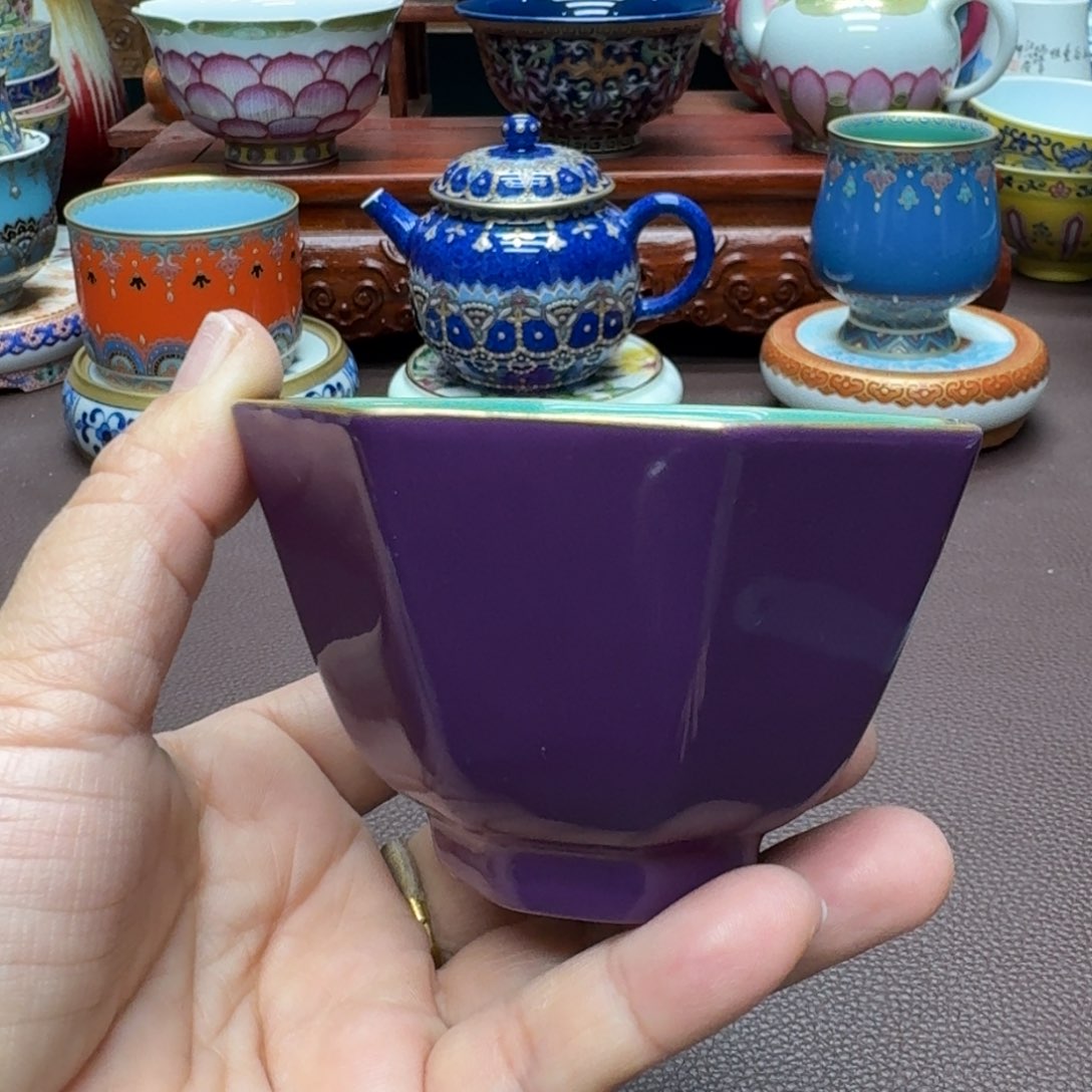 瓷片景德镇仿古手工制作精品展示