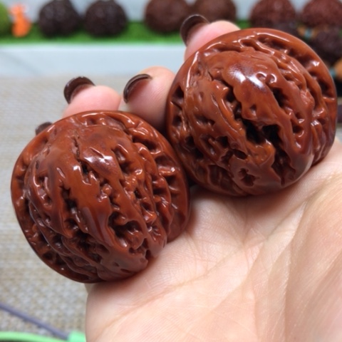 把件文玩核桃光头强