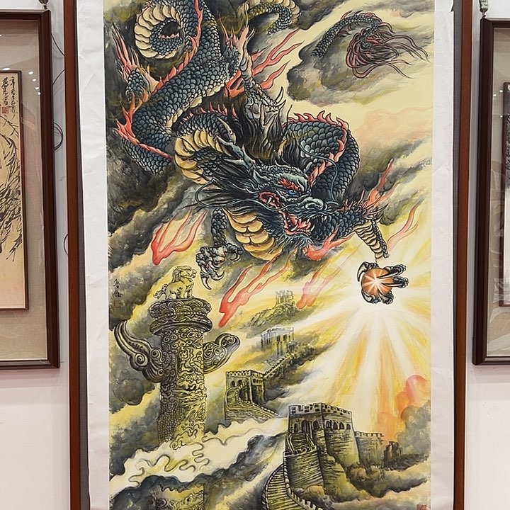 国画鲁钰先生精品之一