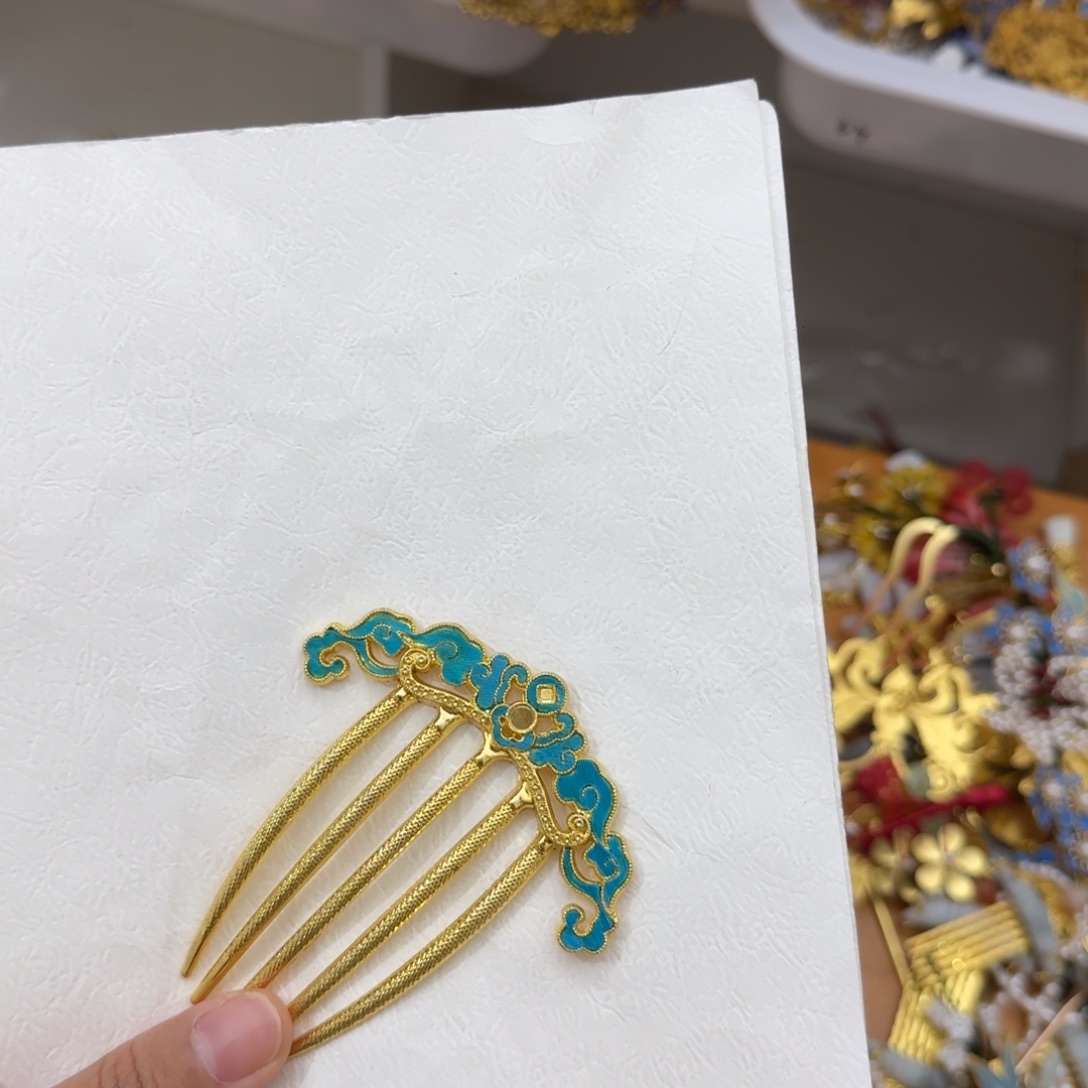 醋酸铁合金鹅毛仿点翠
