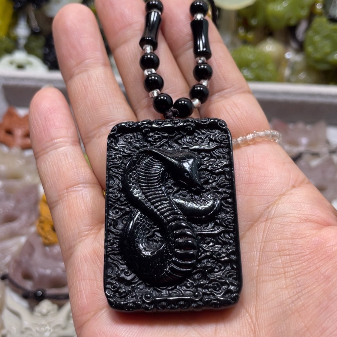 【闪购商品】岫玉颈饰未镶嵌31吊坠