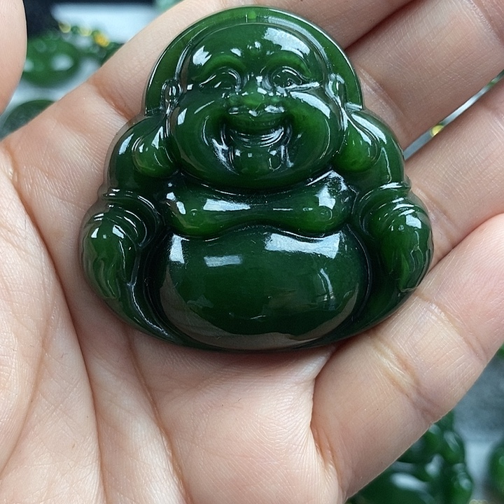 和田玉（碧玉）未镶嵌项链46