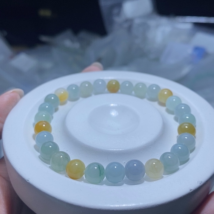 未镶嵌手串翡翠天然缅甸A货翡翠