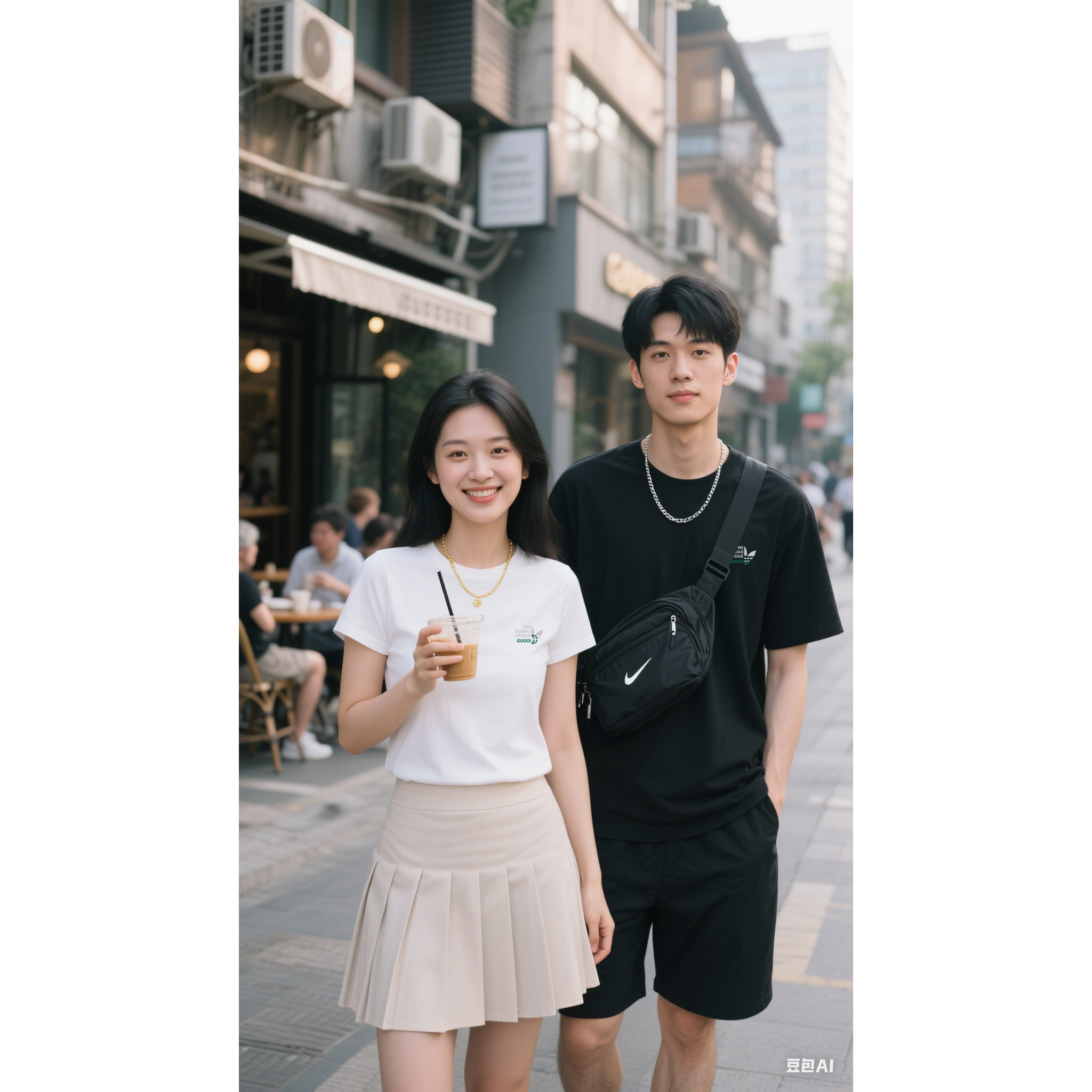 【一折粉丝福利】夏季男女同款百搭时尚潮牌短袖T恤