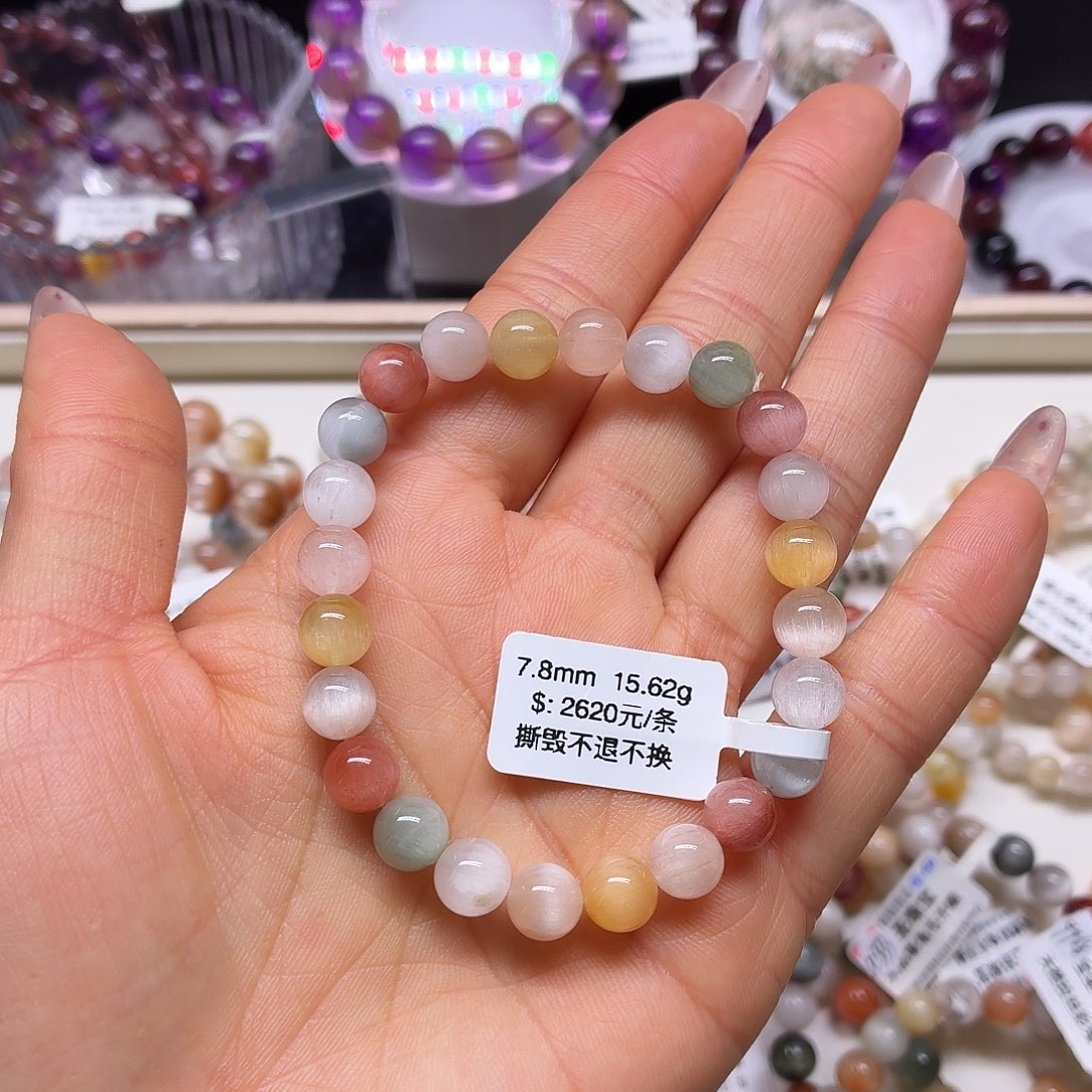 未镶嵌水晶手链手链