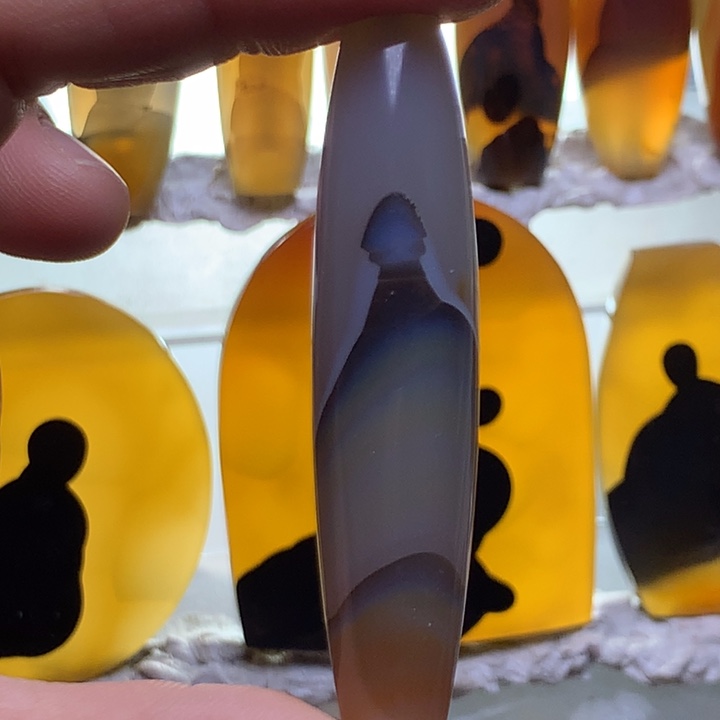 玛瑙/玉髓颈饰未镶嵌142