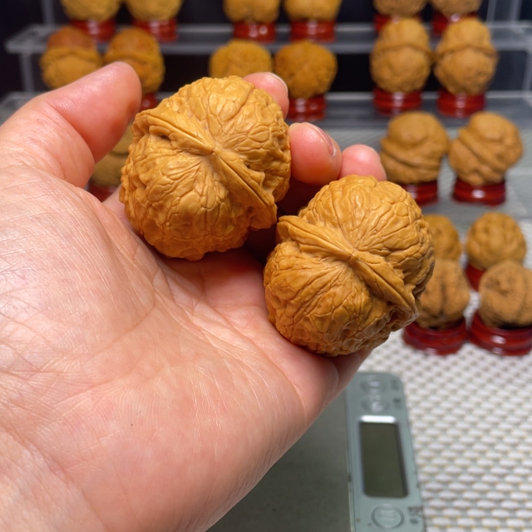 文玩核桃把件27九五玄铁