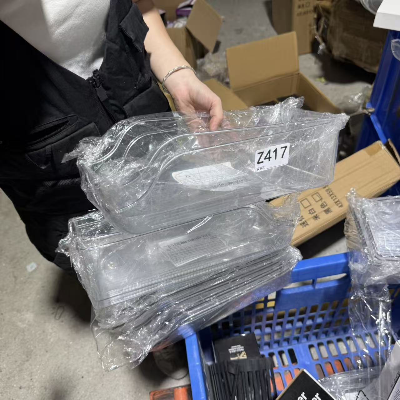 Z417#易拉罐收纳盒收纳箱库存尾货（三楼）