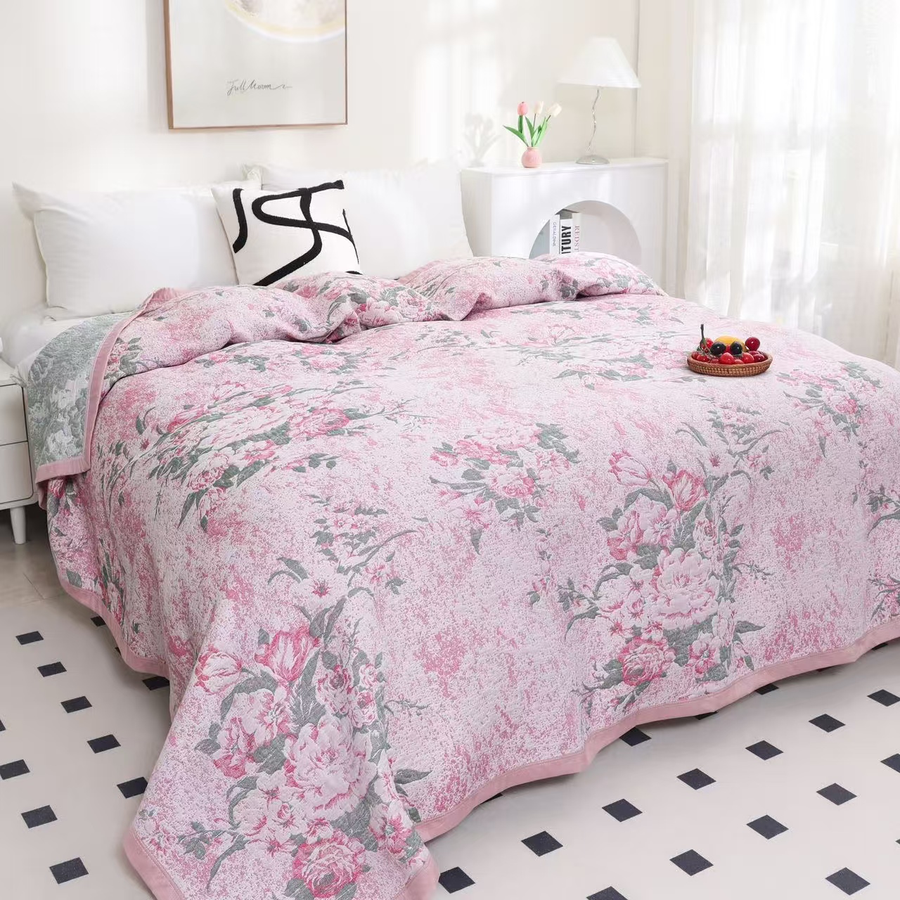 【国色天香】200*230加厚舒适床盖