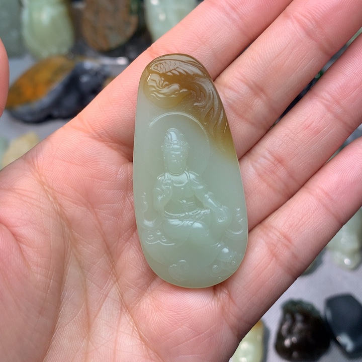 和田玉挂件未镶嵌