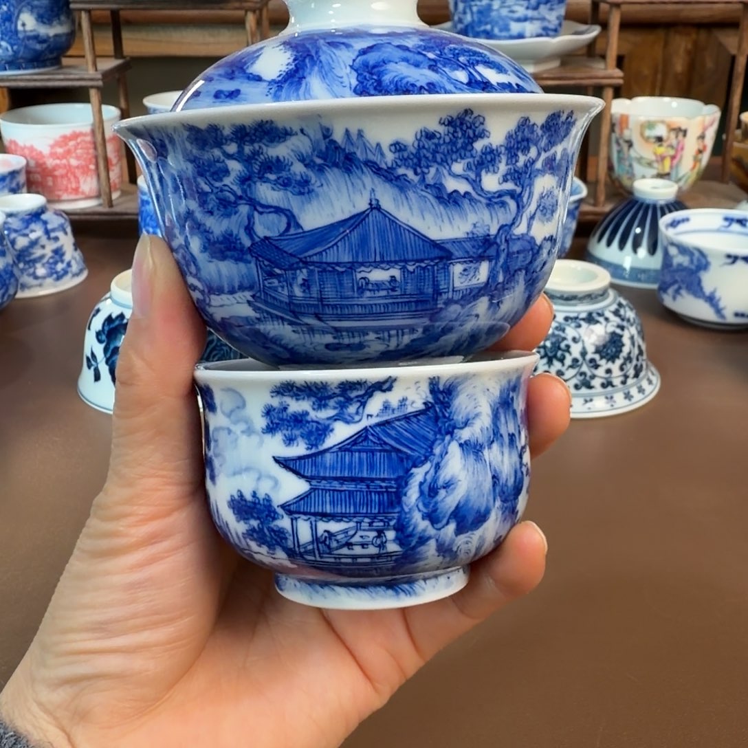 景德镇陶瓷手工手绘