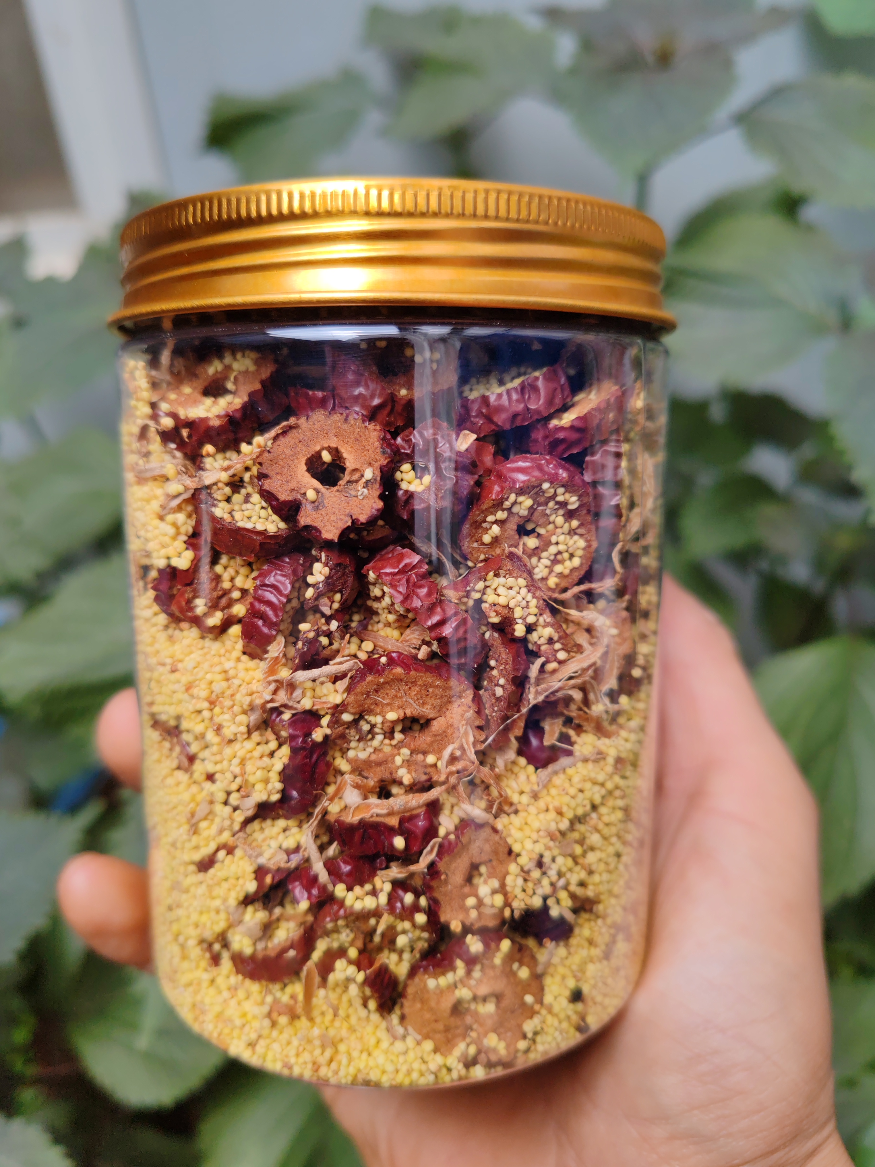  小米红枣生姜组合  古方焦二仙基础暖身版  冲泡煮水